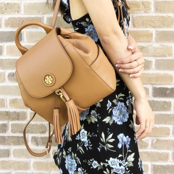 Tory Burch Whipstitch Logo Mini Backpack - Picture 6 of 8